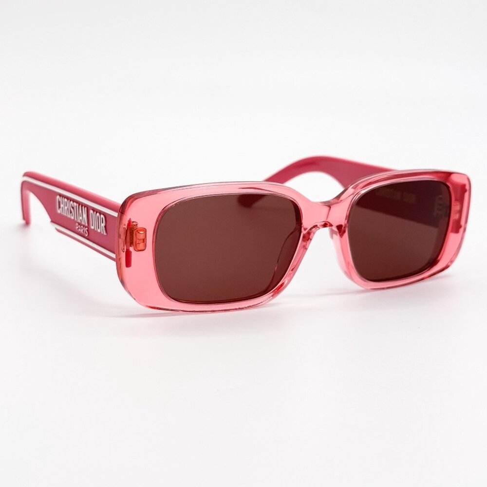 NEW DIOR SUNGLASSES, DIOR WILDIOR S2U 73D0 PINK SQUARE WOMEN SUNGLASSES DIOR - Picture 5 of 12